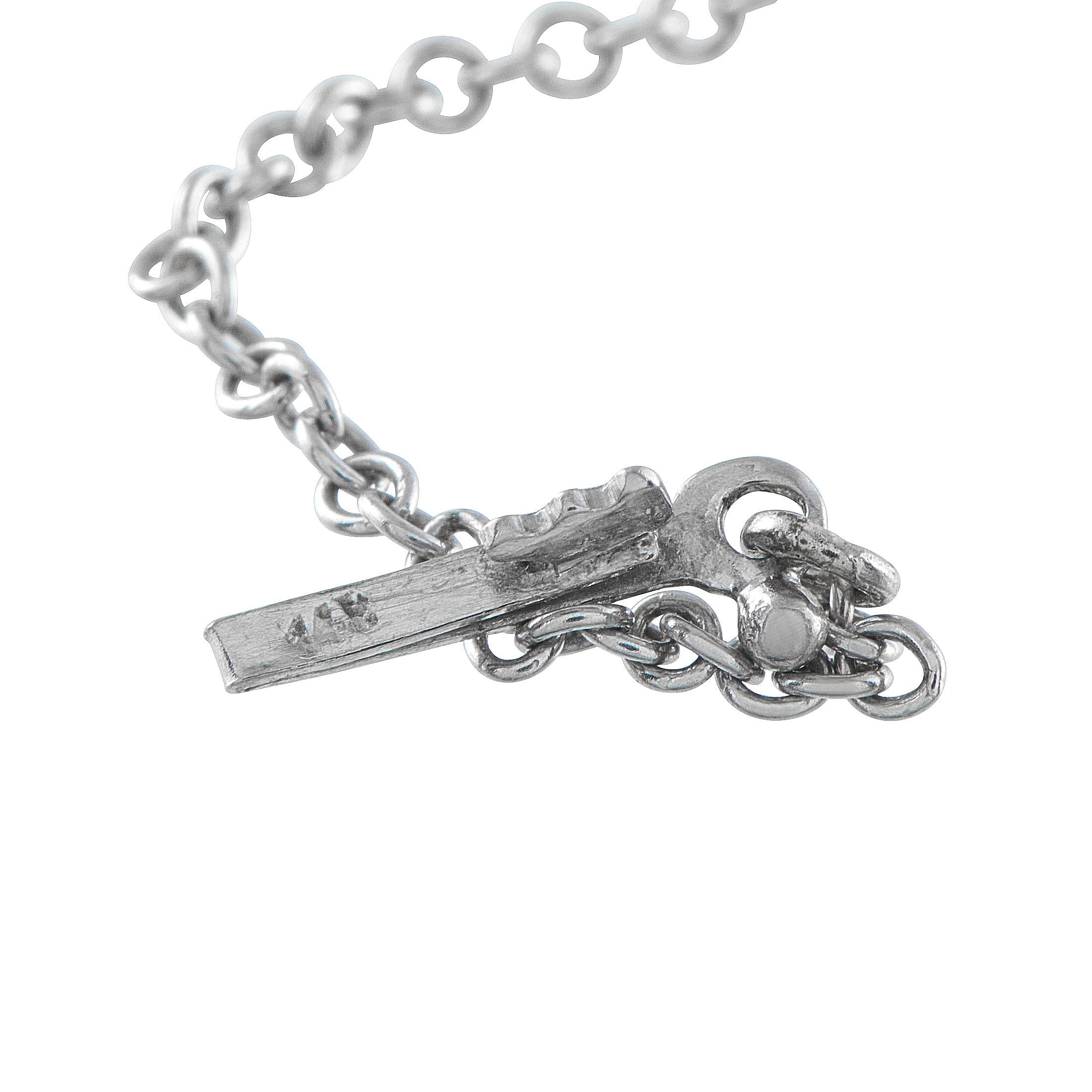 Vintage 18K White Gold 2.45ct Diamond Necklace