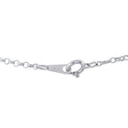 18K White Gold 1.50ct Diamond Cross Necklace