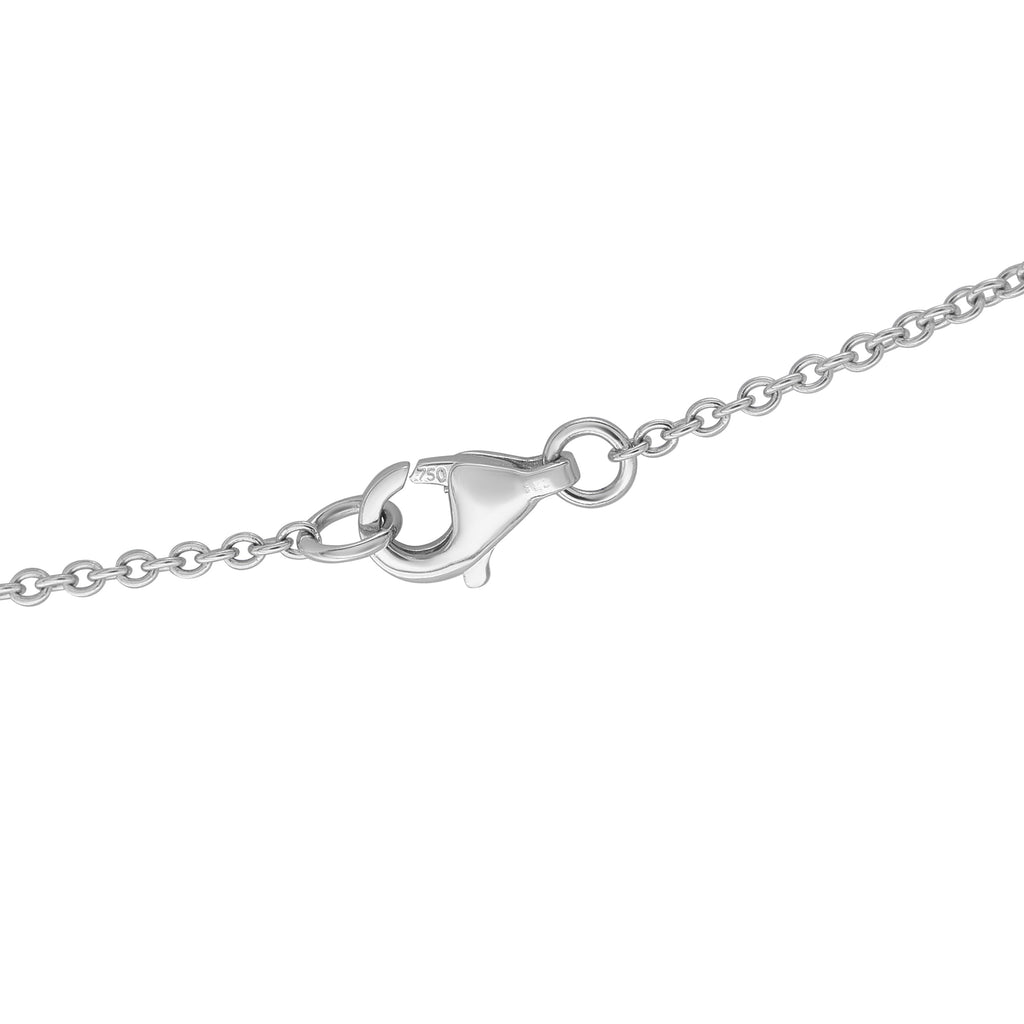 18K White Gold 2.60ct Diamond Pendant