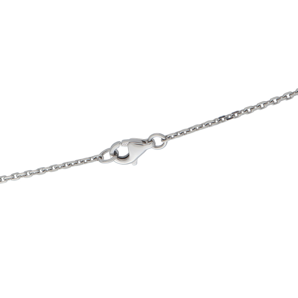 18K White Gold 0.62ct Diamond Pendant