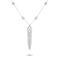 18K White Gold 5.85ct Diamond Pendant