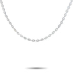 18K White Gold 13.75ct Diamond Necklace