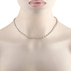 18K White Gold 13.75ct Diamond Necklace