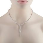 18K White Gold 31.0ct Diamond Necklace