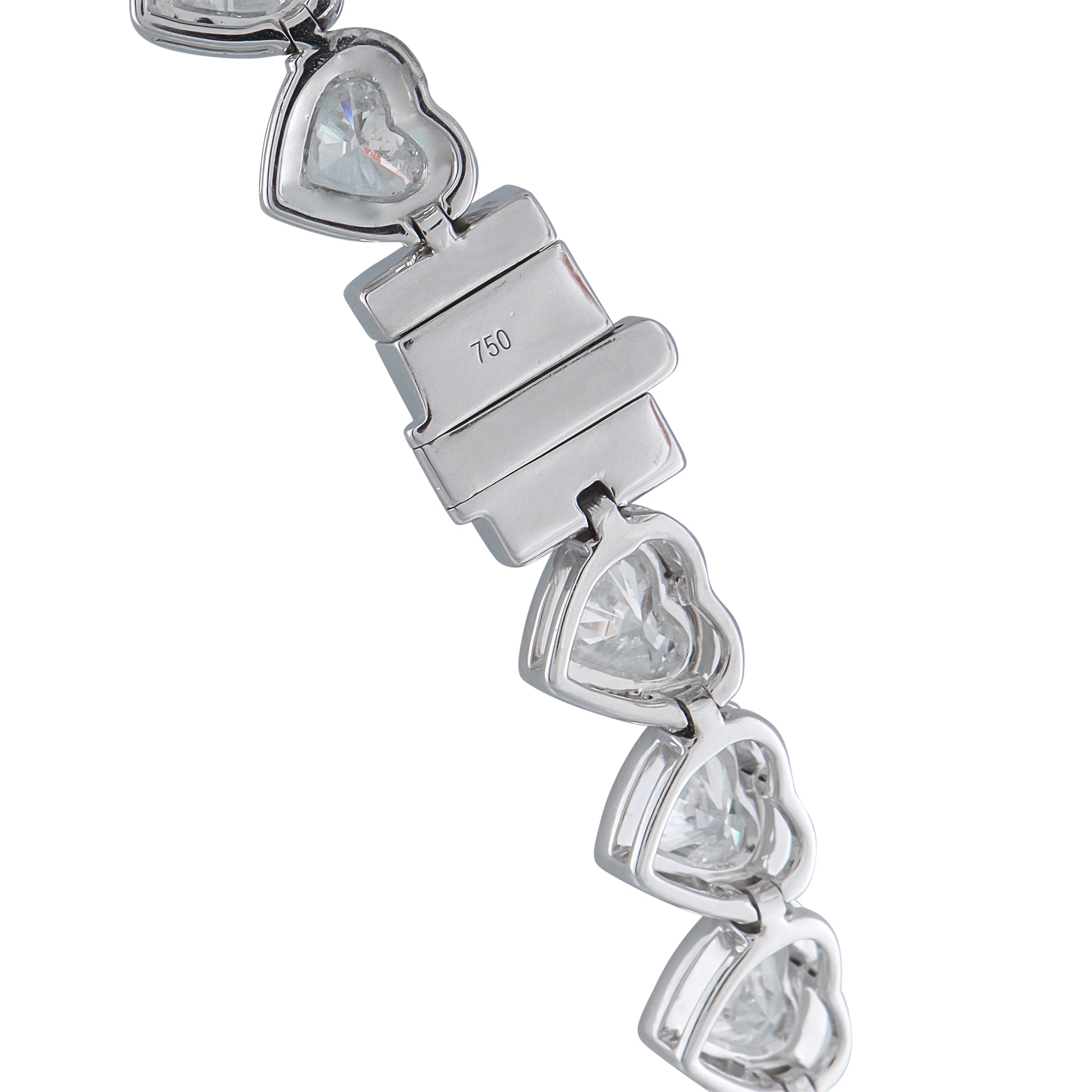 18K White Gold 18.75ct Diamond Necklace