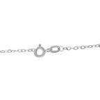 14K White Gold 4.0ct Diamond Heart Pendant