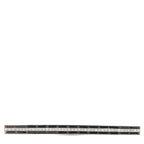 Antique 18K White Gold 0.65ct Diamond and Onyx Bar Brooch