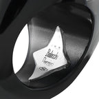 18K White Gold 1.70ct Diamond and Onyx Dome Cocktail Ring