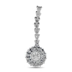 18K White Gold 1.68ct Diamond Pendant