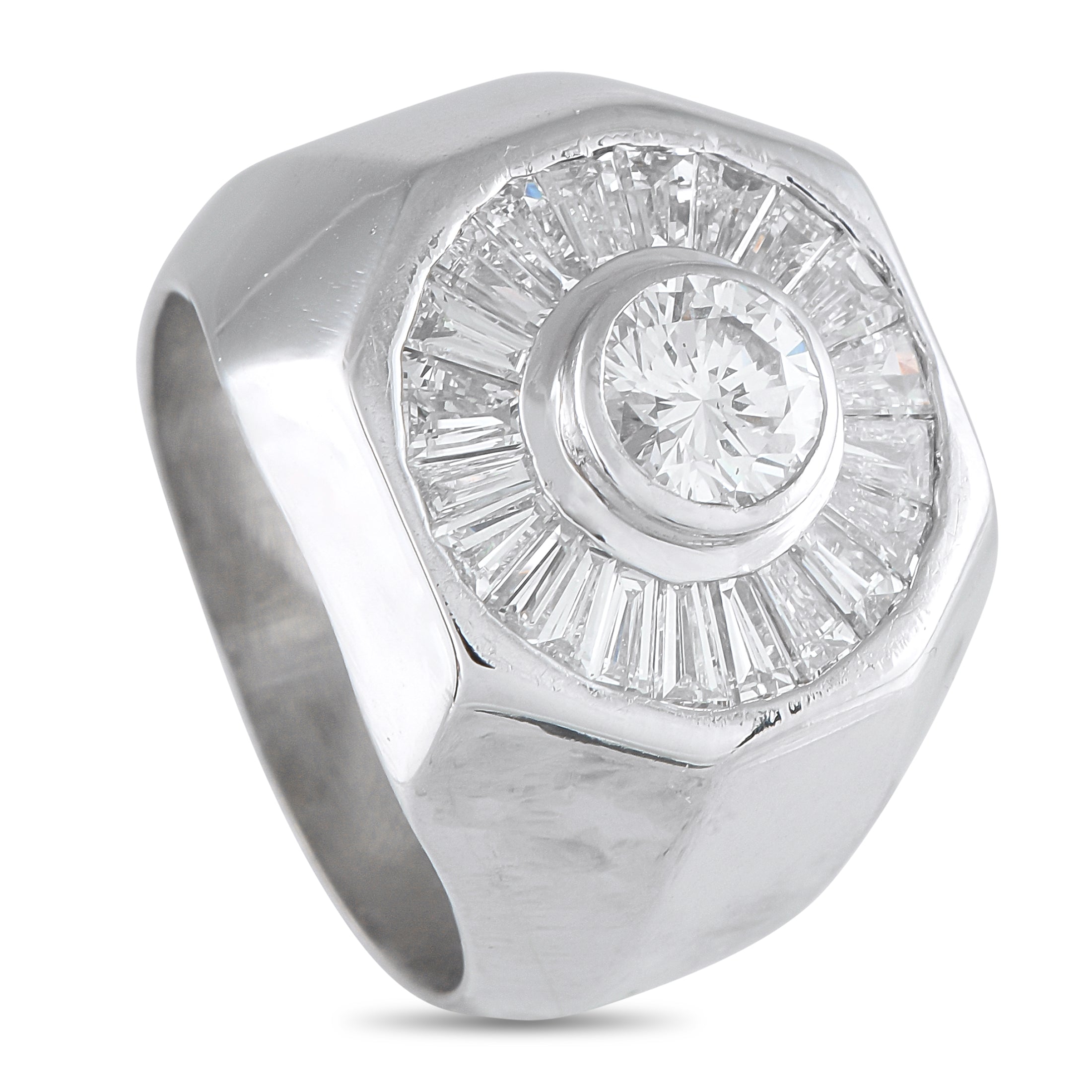 Exclusive 18K White Gold 2.38ct Diamond Ring