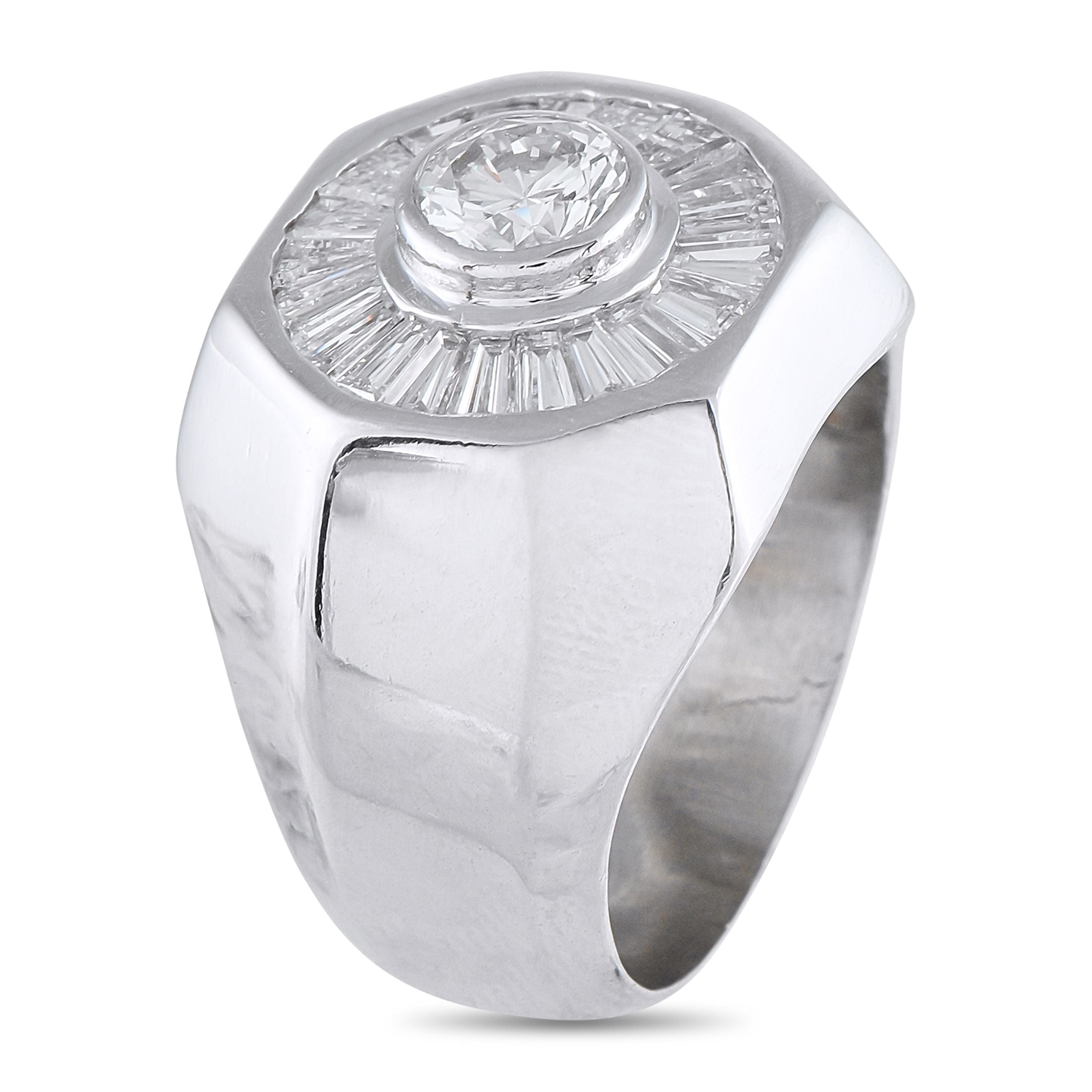 Exclusive 18K White Gold 2.38ct Diamond Ring