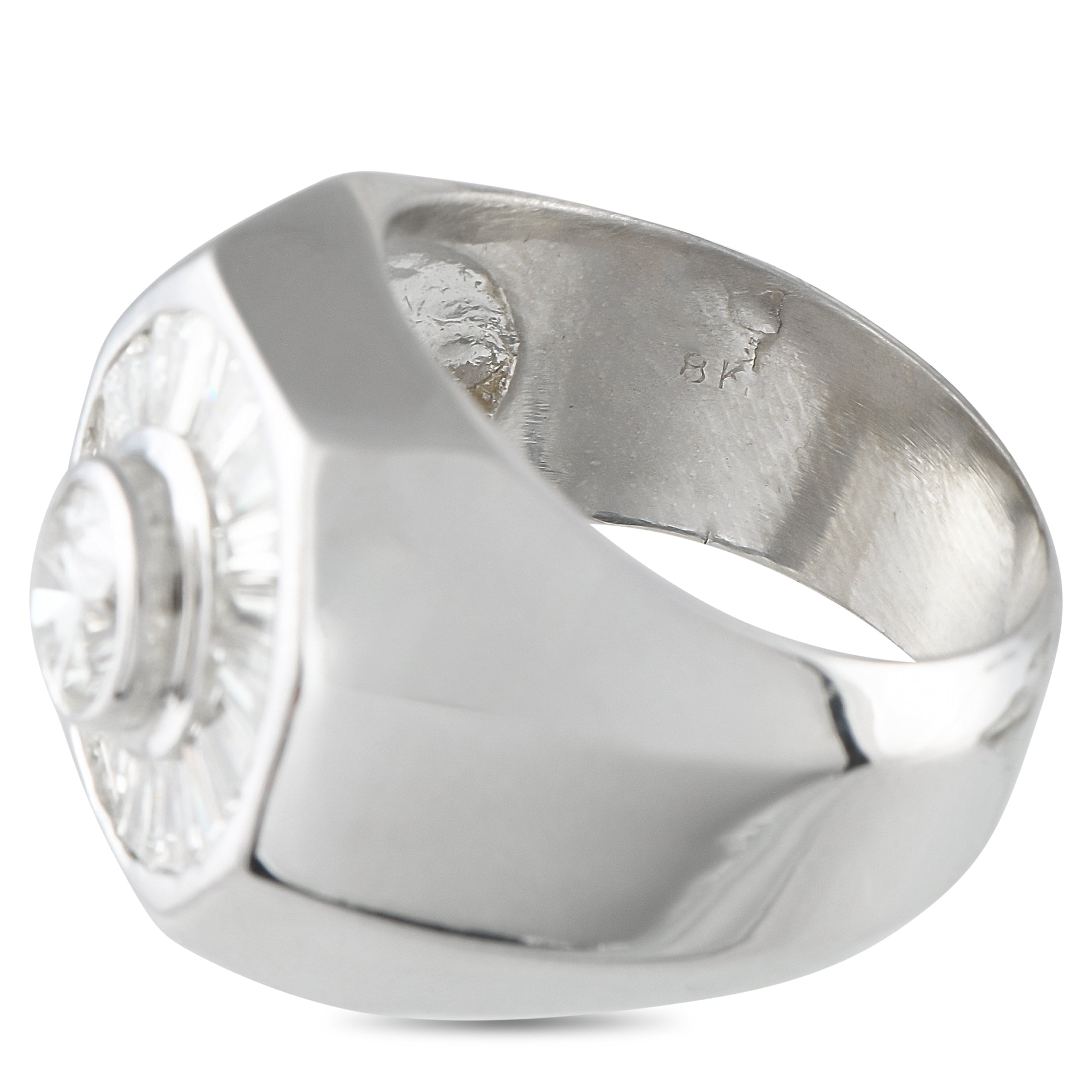 18K White Gold 2.38ct Diamond Ring