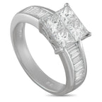 Exclusive 18K White Gold 1.44ct Diamond Ring - This luxury ring is meant to last a lifetime. The sleek Platinum setting comes to life thanks to an elegant array of Diamonds