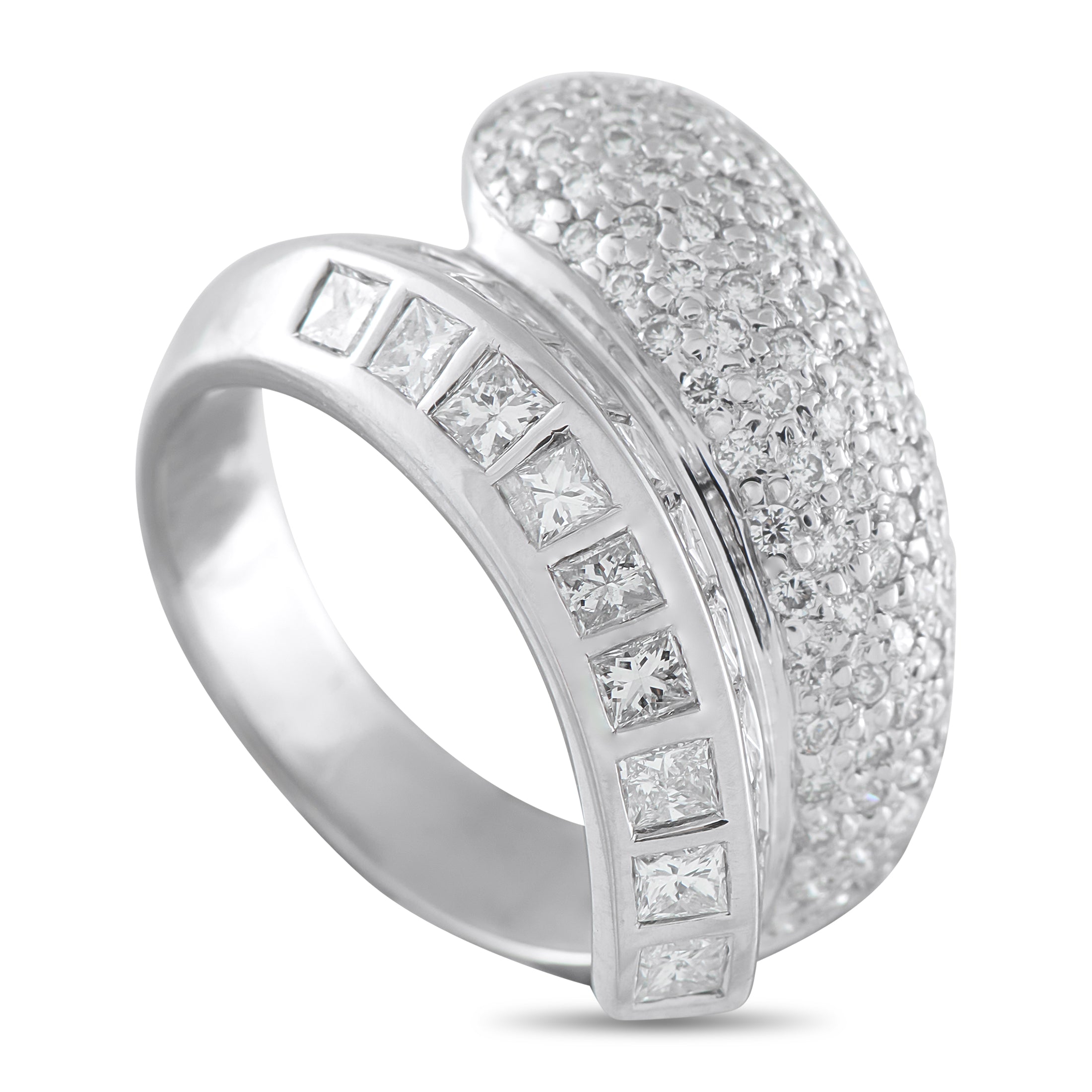 18K White Gold 1.70ct Diamond Ring