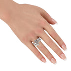 18K White Gold 4.88ct Diamond Ring