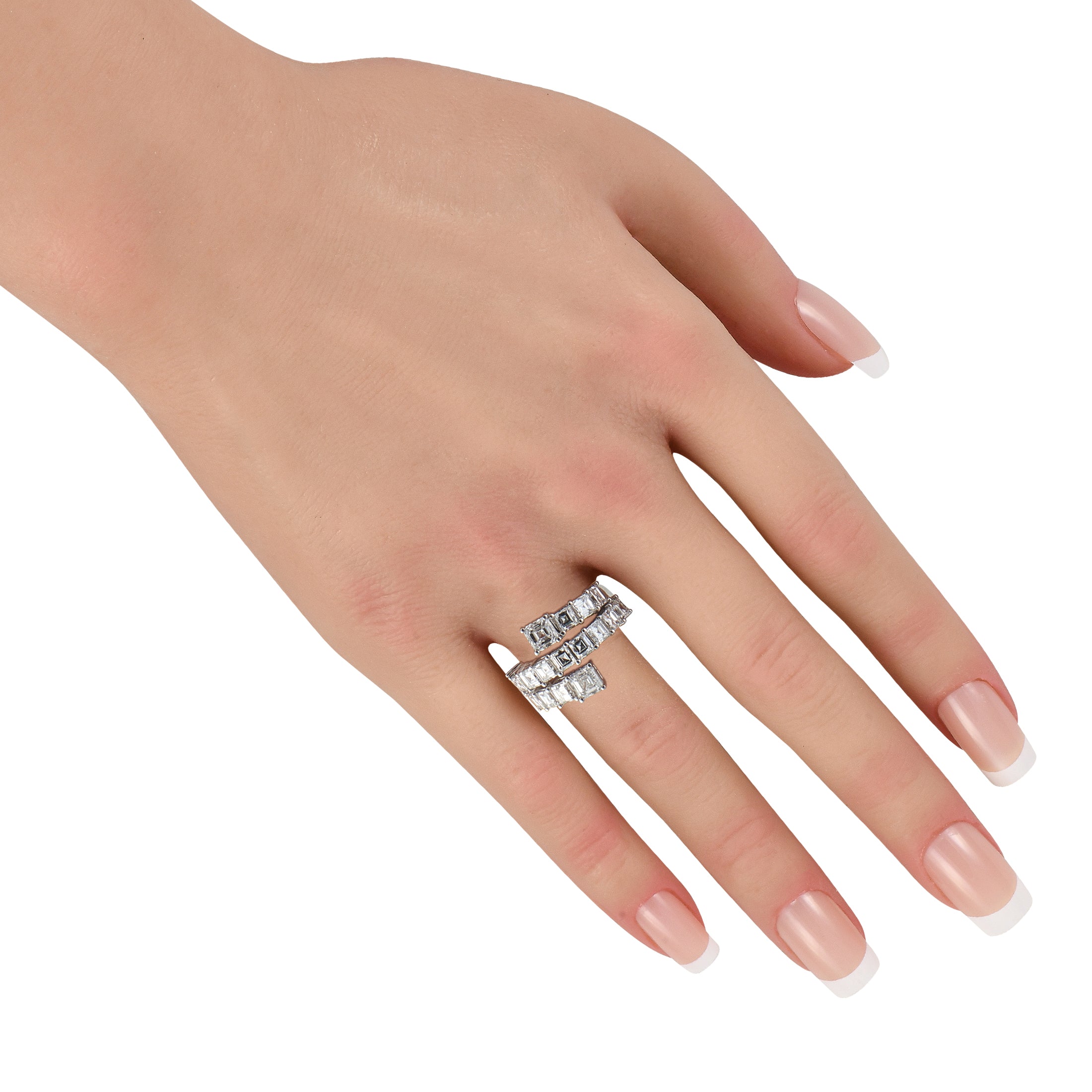18K White Gold 4.88ct Diamond Ring