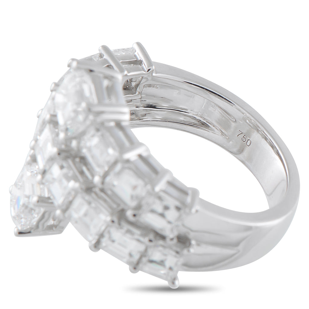 18K White Gold 4.88ct Diamond Ring