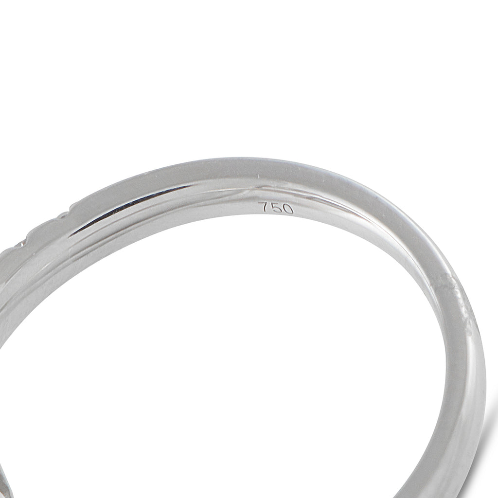 18K White Gold 1.42ct Diamond Bypass Ring