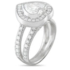 Exclusive 18K White Gold 2.22ct Diamond Heart Ring