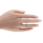 Exclusive 18K White Gold 2.22ct Diamond Heart Ring