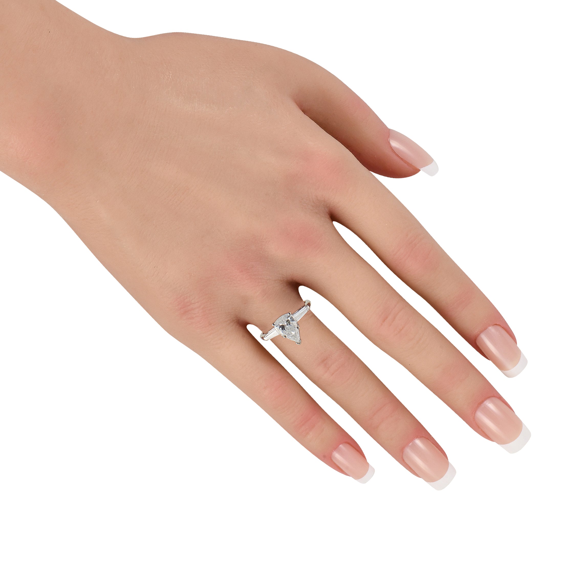 18K White Gold 1.79ct Diamond Ring