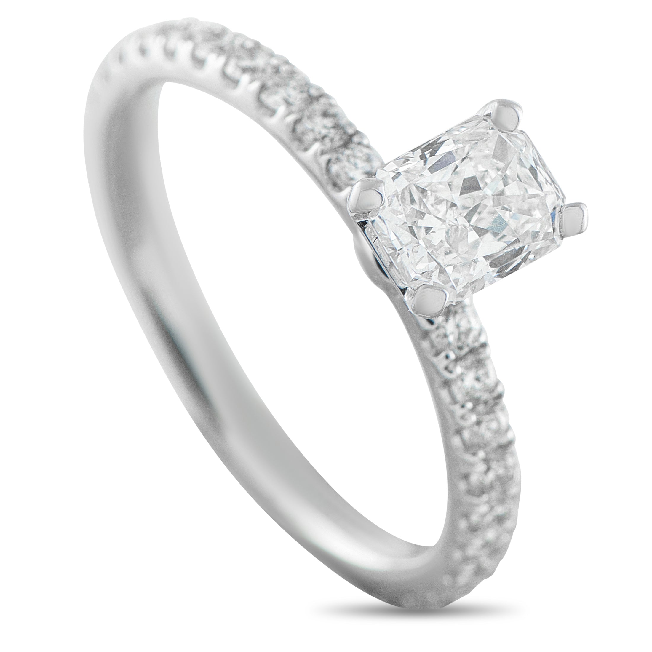 18K White Gold 1.03ct Diamond Ring