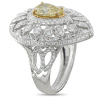 18K White Gold 3.05ct Diamond Ring