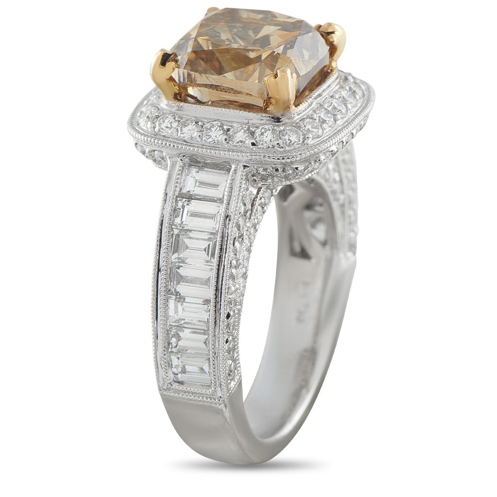 18K White Gold 7.51ct Diamond Ring