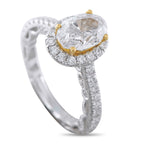 18K White Gold 2.99ct Diamond Ring