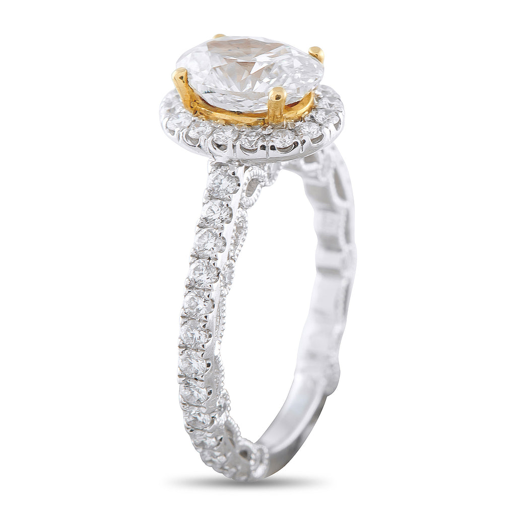 18K White Gold 2.99ct Diamond Ring