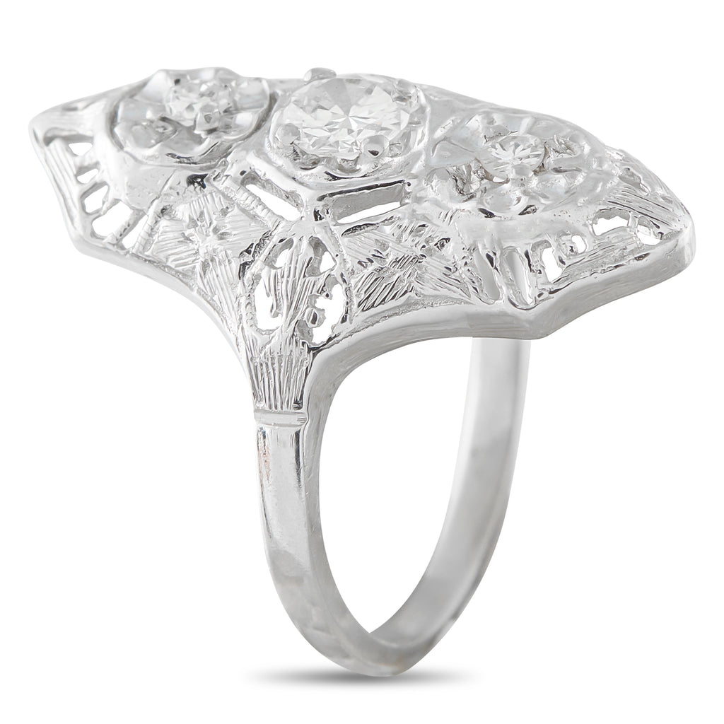 18K White Gold 0.35ct Diamond Ring