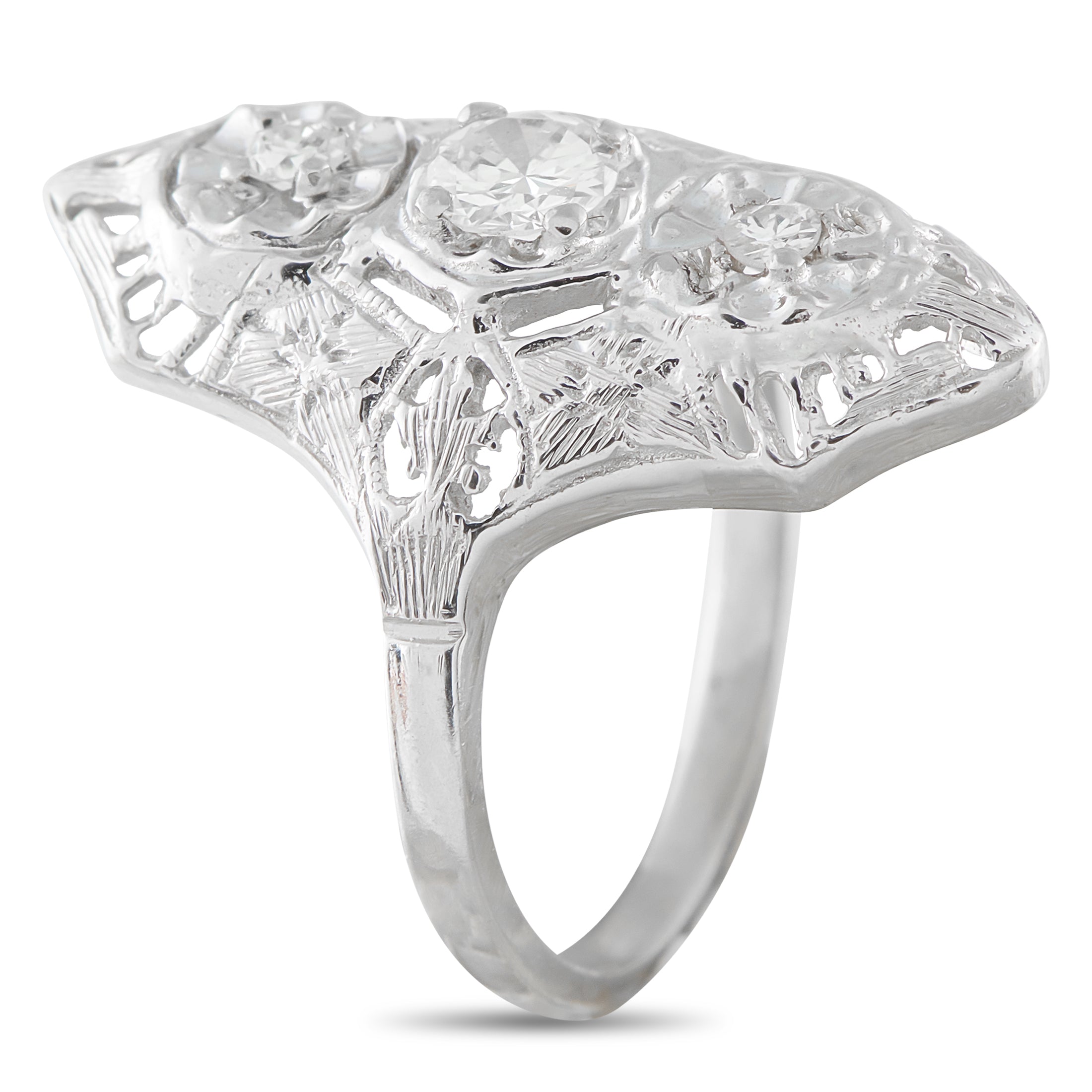 18K White Gold 0.35ct Diamond Ring
