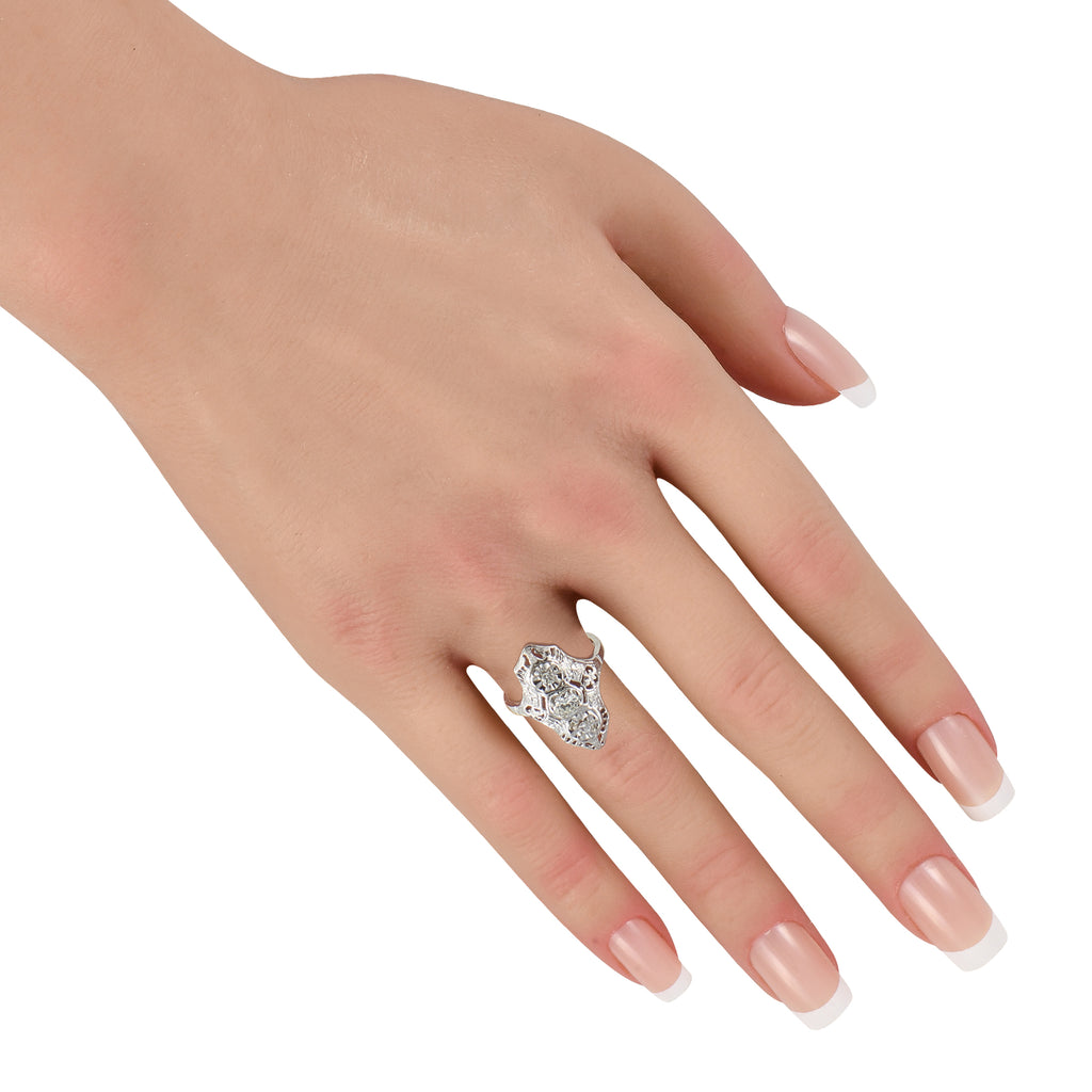 18K White Gold 0.35ct Diamond Ring