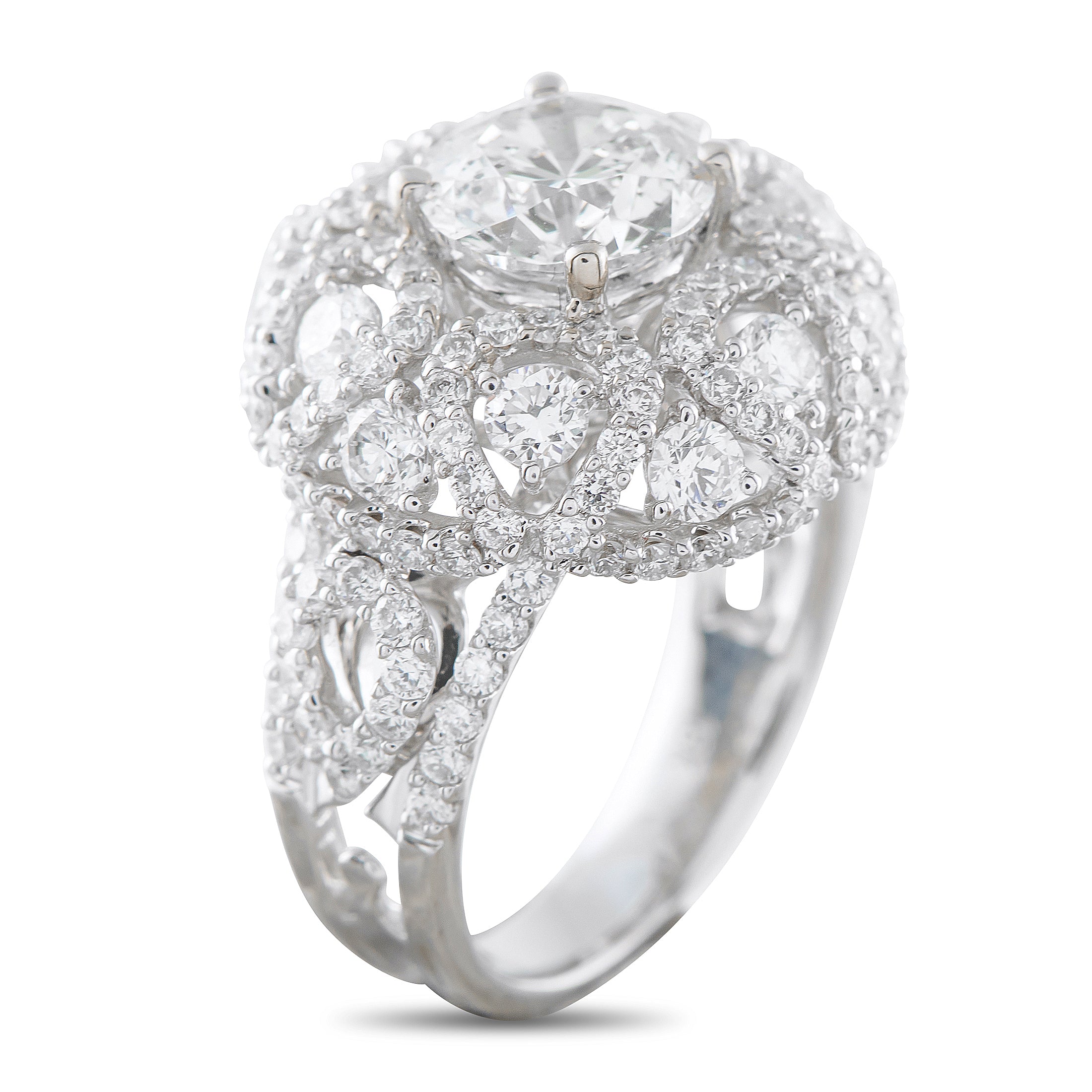 18K White Gold 2.0ct Diamond Ring