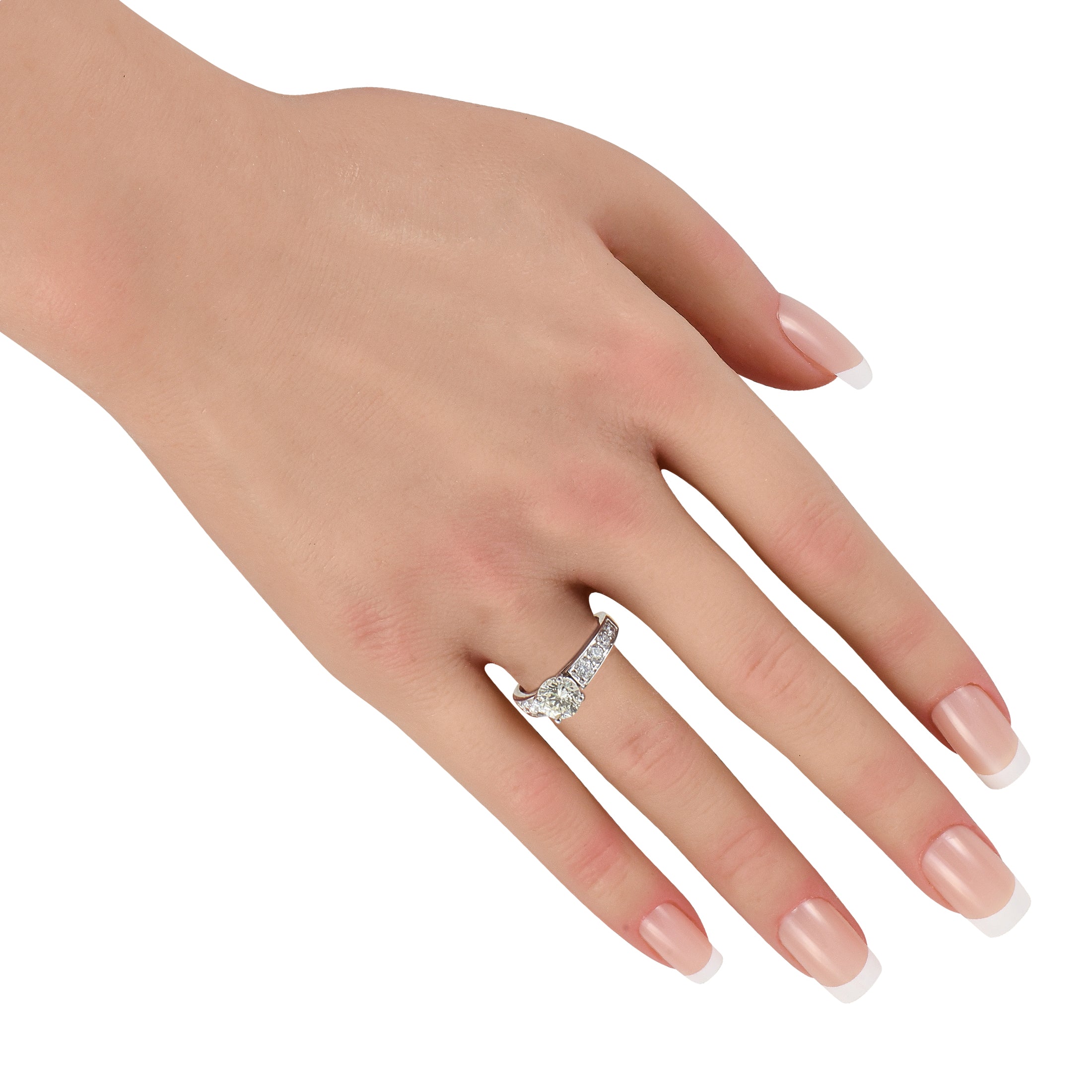 14K White Gold 1.95ct Diamond Ring