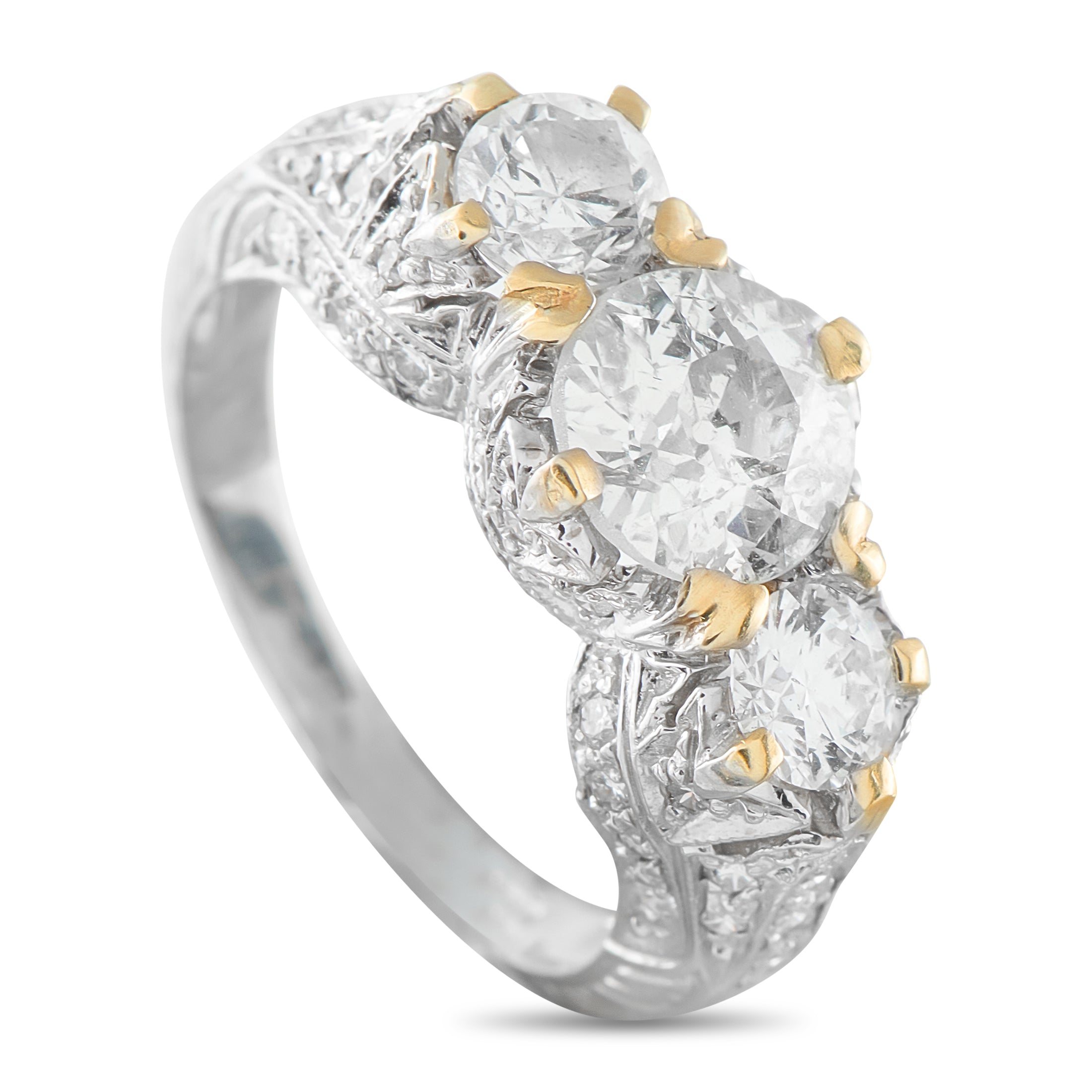 18K White Gold 2.26ct Diamond Ring