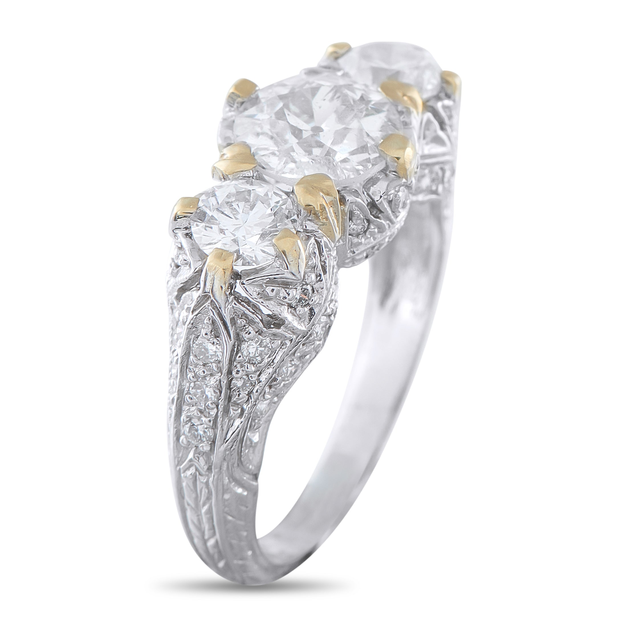 18K White Gold 2.26ct Diamond Ring