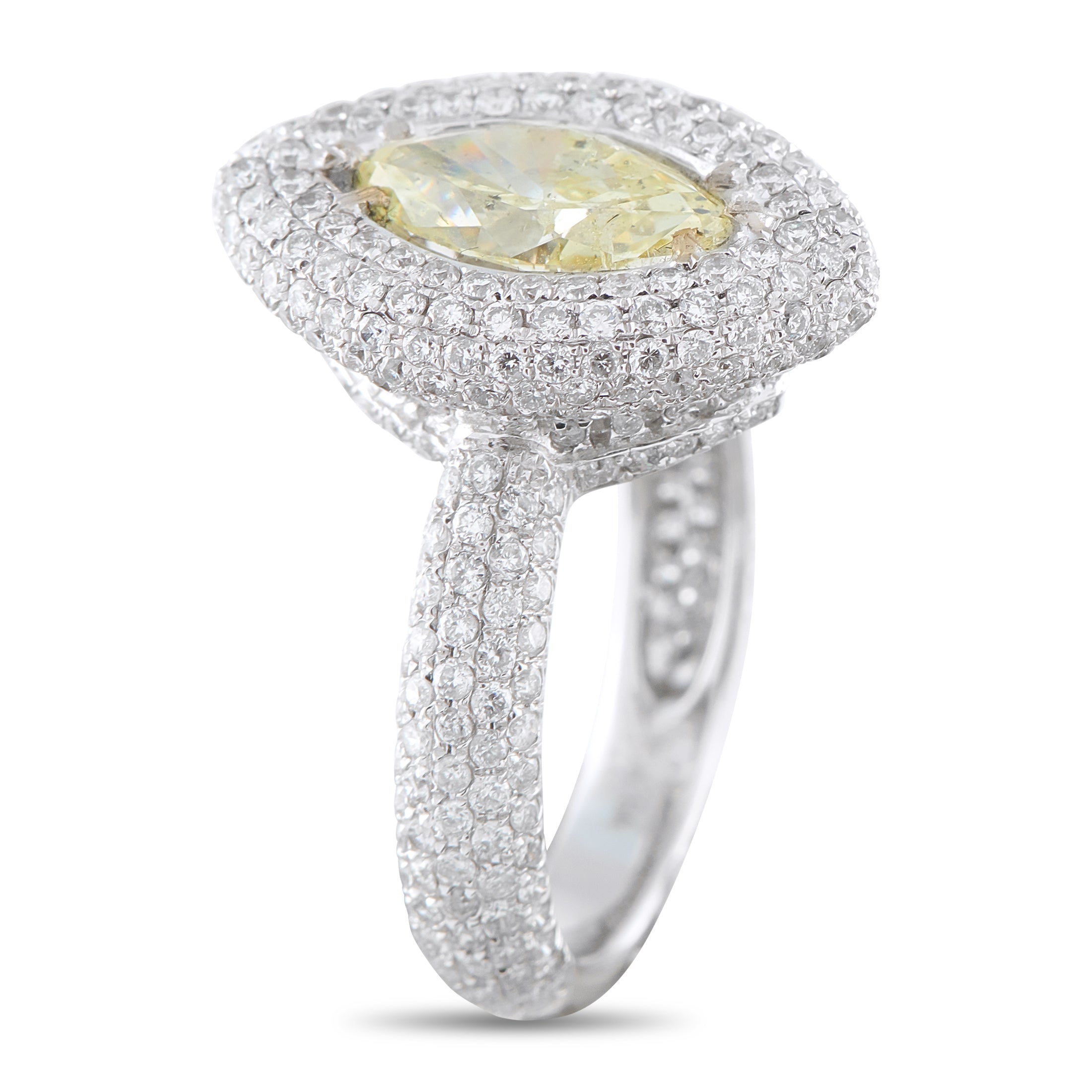 18K White Gold 2.55ct Diamond Ring