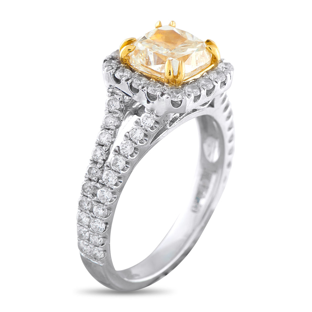 18K White Gold 2.97ct Diamond Ring