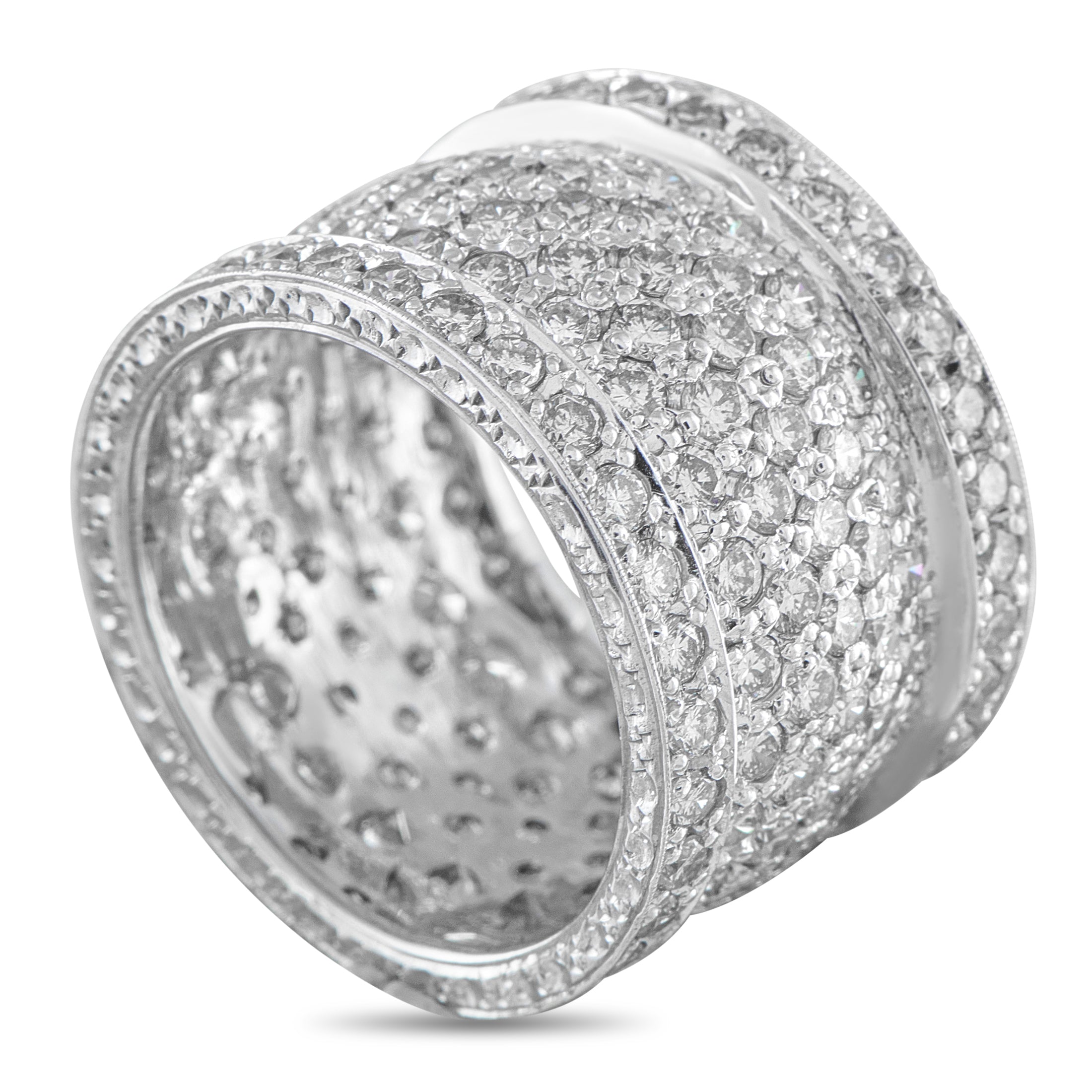 18K White Gold 5.50ct Diamond Ring