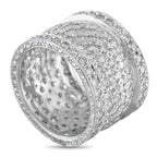 18K White Gold 5.50ct Diamond Ring