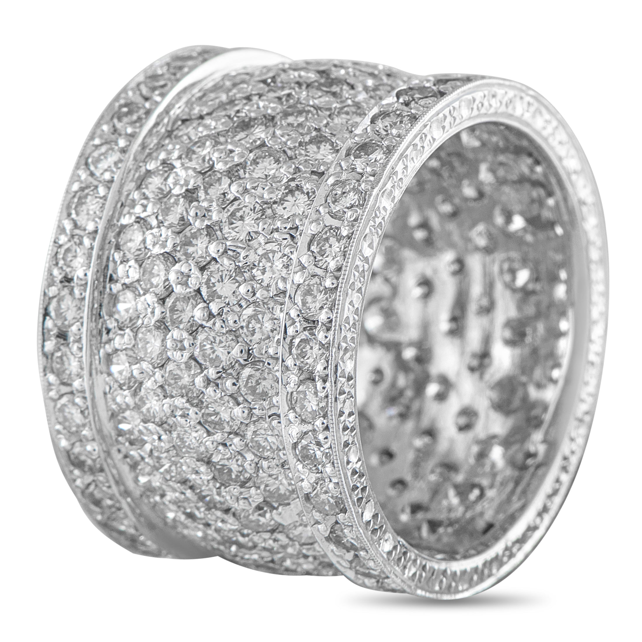 18K White Gold 5.50ct Diamond Ring