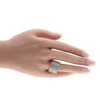 18K White Gold 5.50ct Diamond Ring