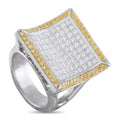 18K White Gold 3.90ct Diamond Ring