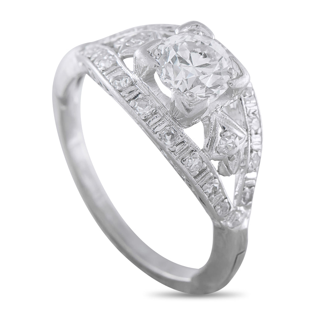 18K White Gold 0.94ct Diamond Ring