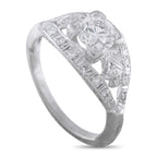 18K White Gold 0.94ct Diamond Ring
