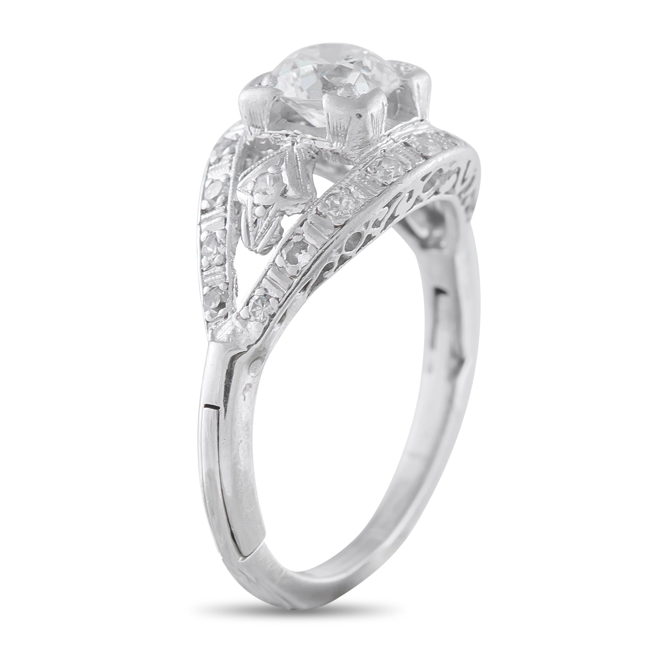 18K White Gold 0.94ct Diamond Ring