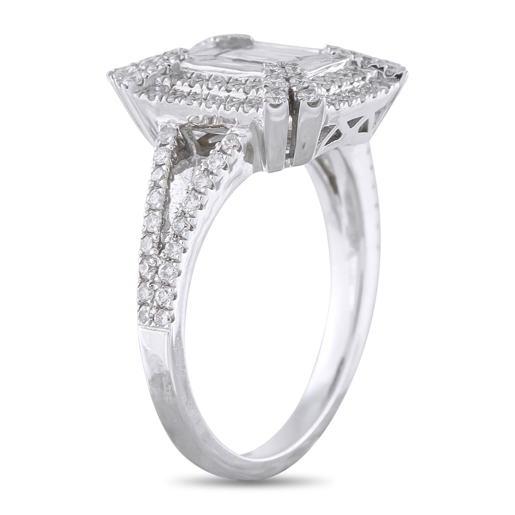 18K White Gold 1.56ct Diamond Ring