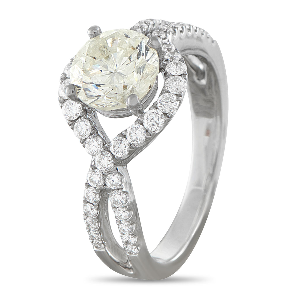 18K White Gold 2.09ct Diamond Ring