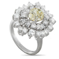 18K White Gold 3.91ct Diamond Ring